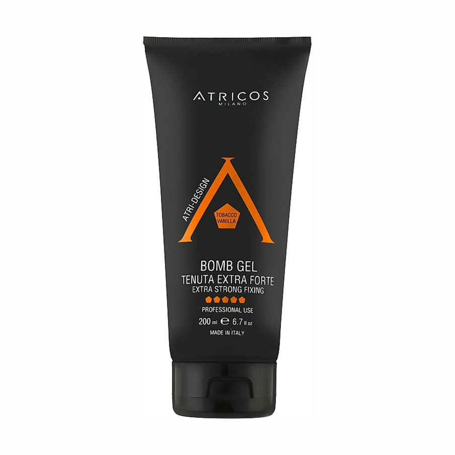 Гель для волосся Atricos Milano Atri-Design Bomb Gel екстрасильна фіксація, 200 мл